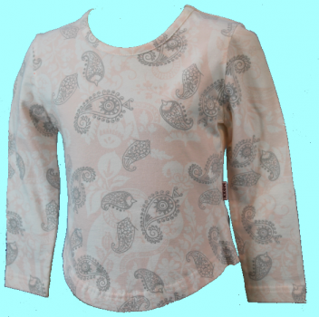 Mexx  Elastisches Baumwoll-Langarm Shirt mit Allover-Print